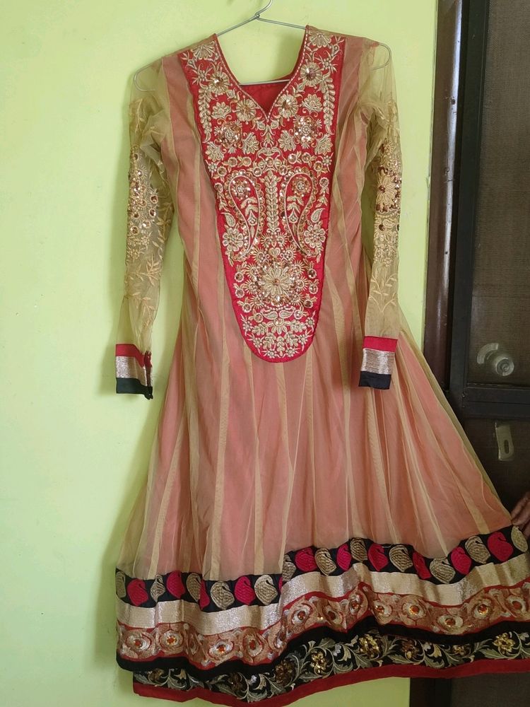 Heavy Anarkali set With Dupatta And Pant