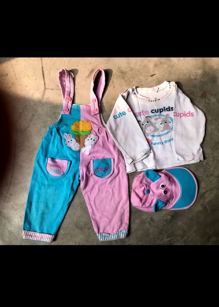 Baby 3 Piece Outfit With Cap