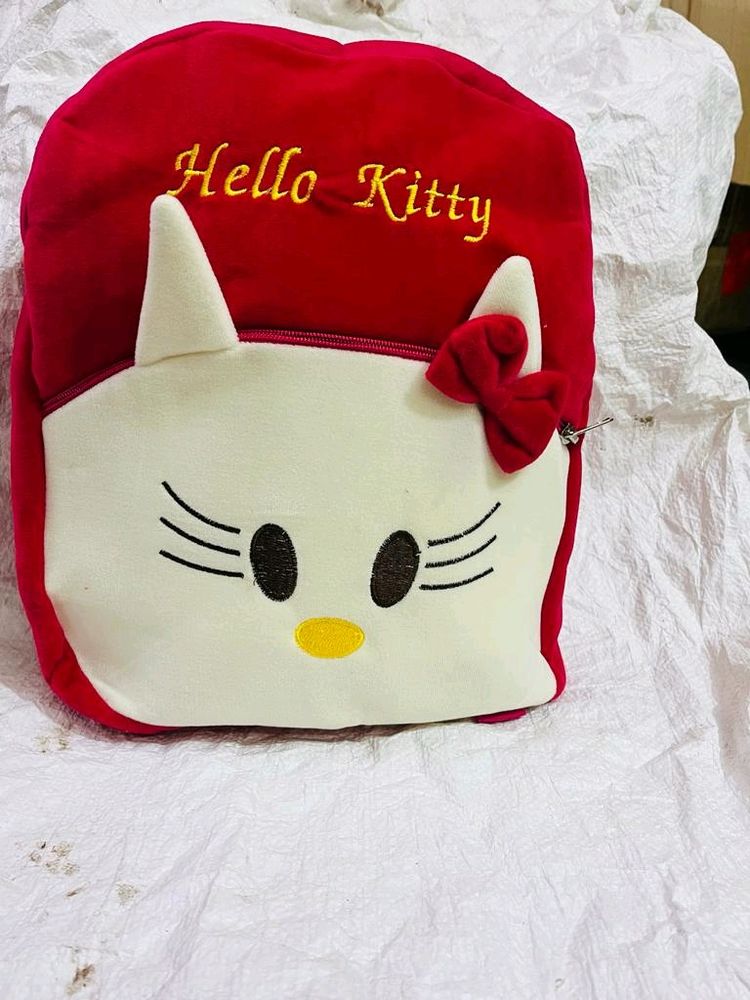 Hello Kitty Velvet Bag For Kids, Toddlers