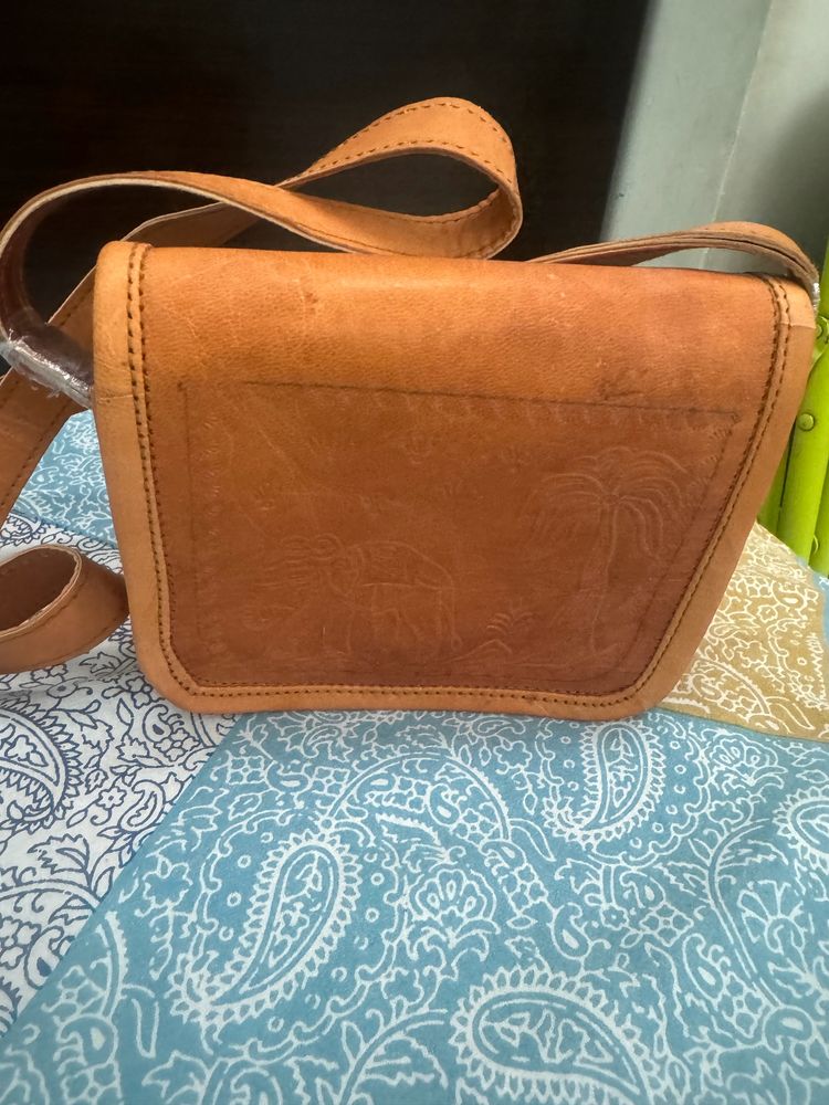 Leather Sling Bag