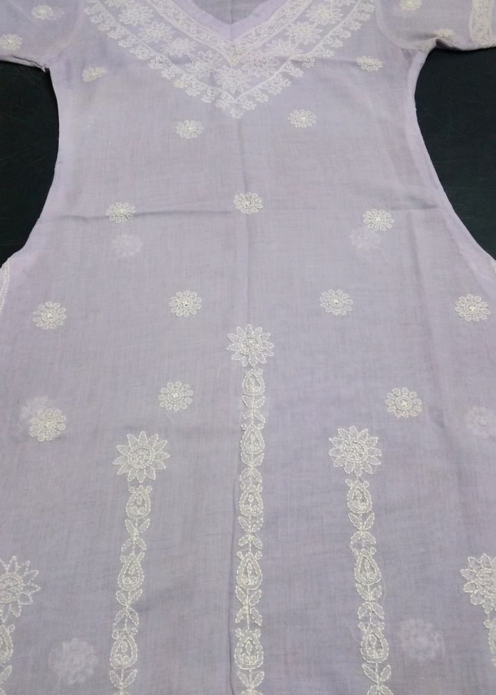 Chikankari Cotton kurta set