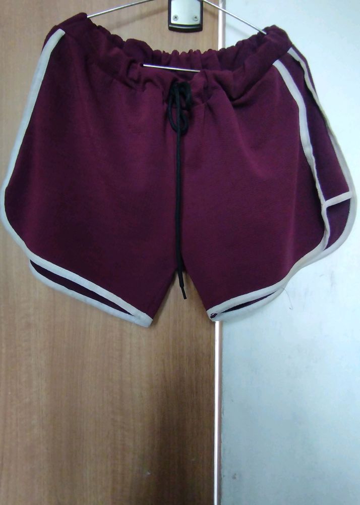 marron shorts for womens