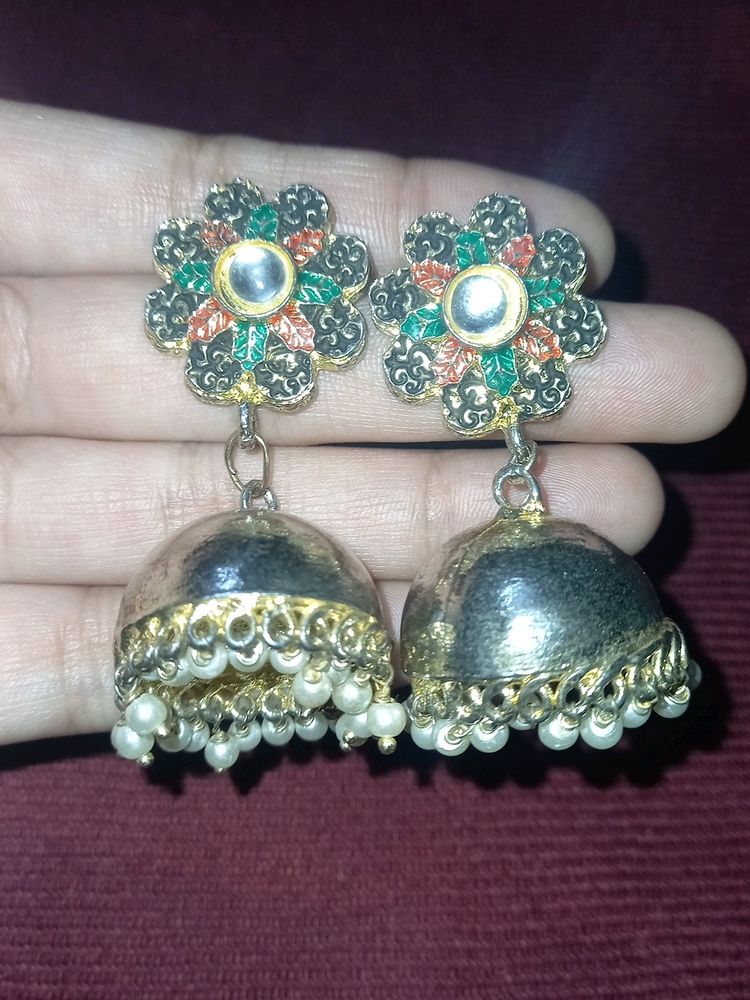 Light Gold Jhumkas ✨️