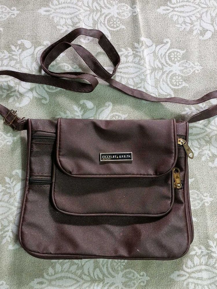 Brown Slingbad Side Bag