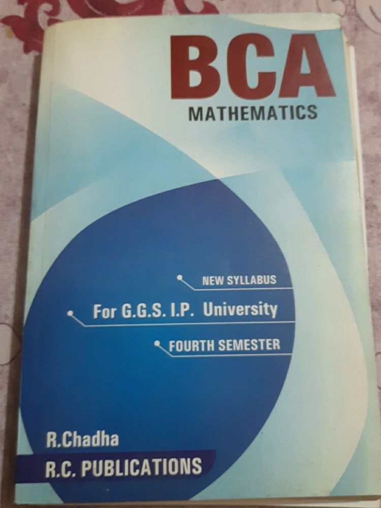 R.C. CHADHA GGSIPU BCA mathematics