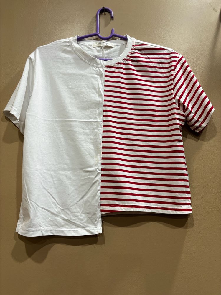 Women Stylish Striped T-Shirt