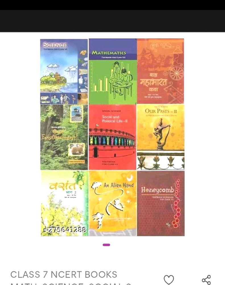 Class 7 Ncert Books Set