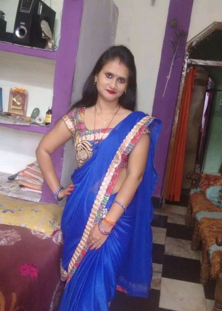 Blue Saree