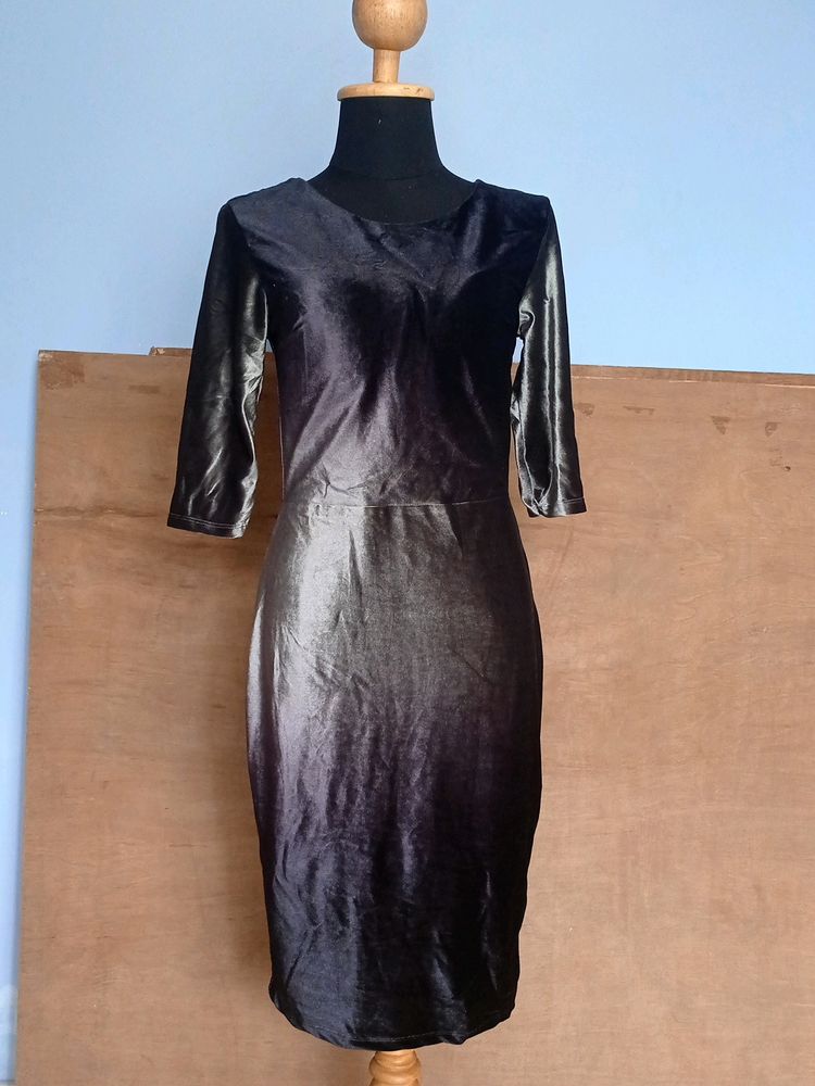 Velvet Soft Bodycon Dress