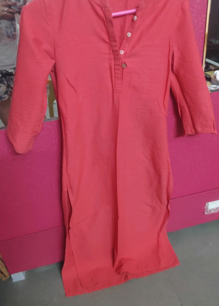 Aurelia Red Kurta