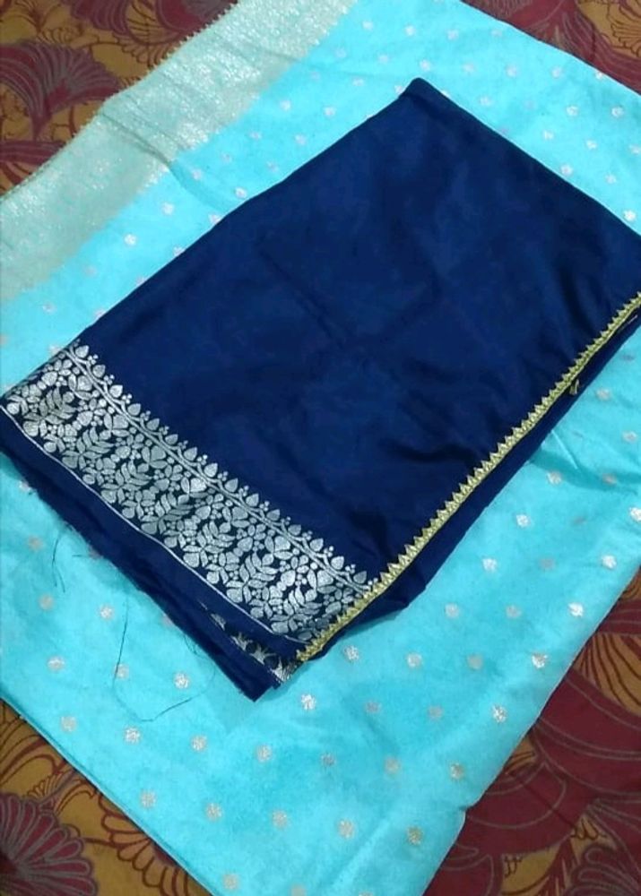 Blue Saree