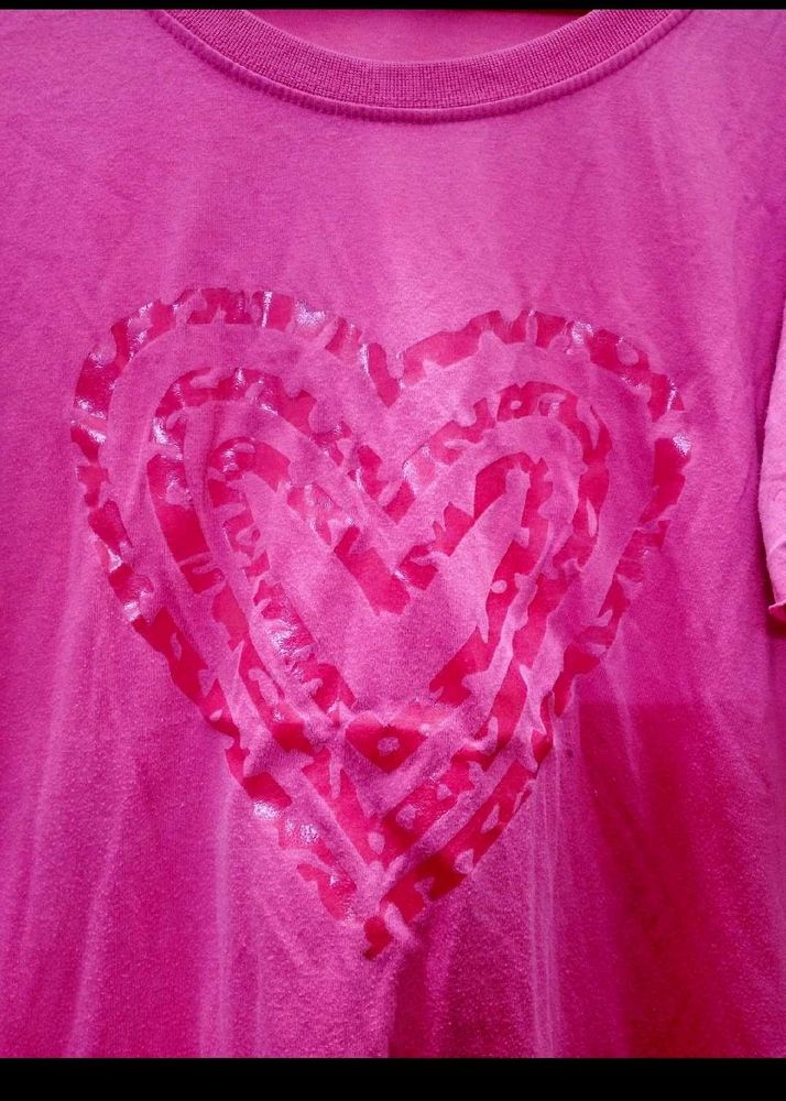 Cutest Pink Heart Daily T Shirt