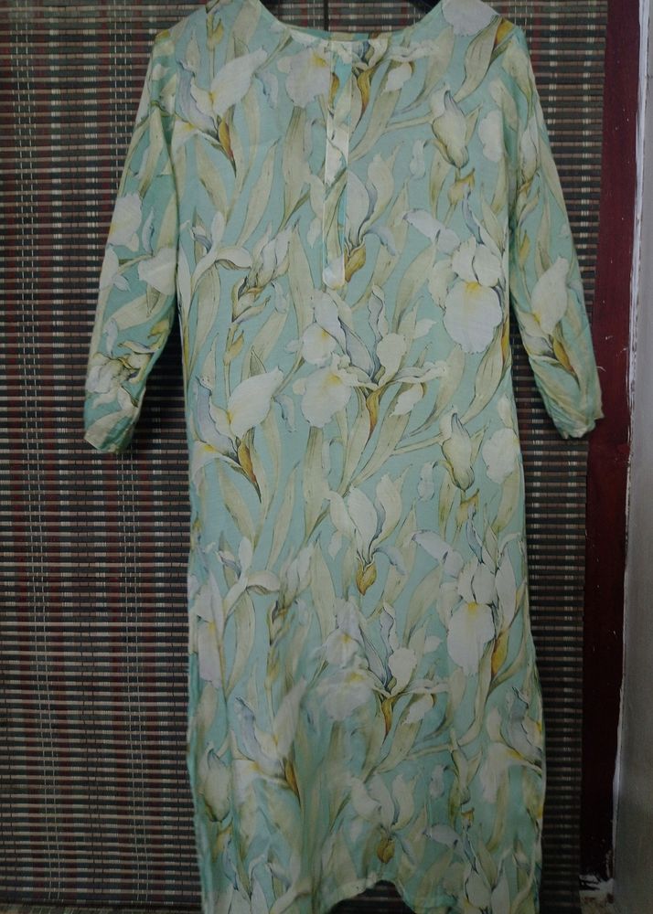 Floral Print Kurta