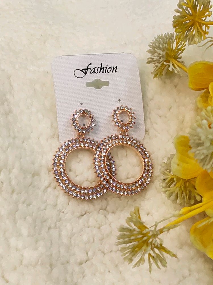 Round Fancy Earrings 🌸/ JewelleryCo hub