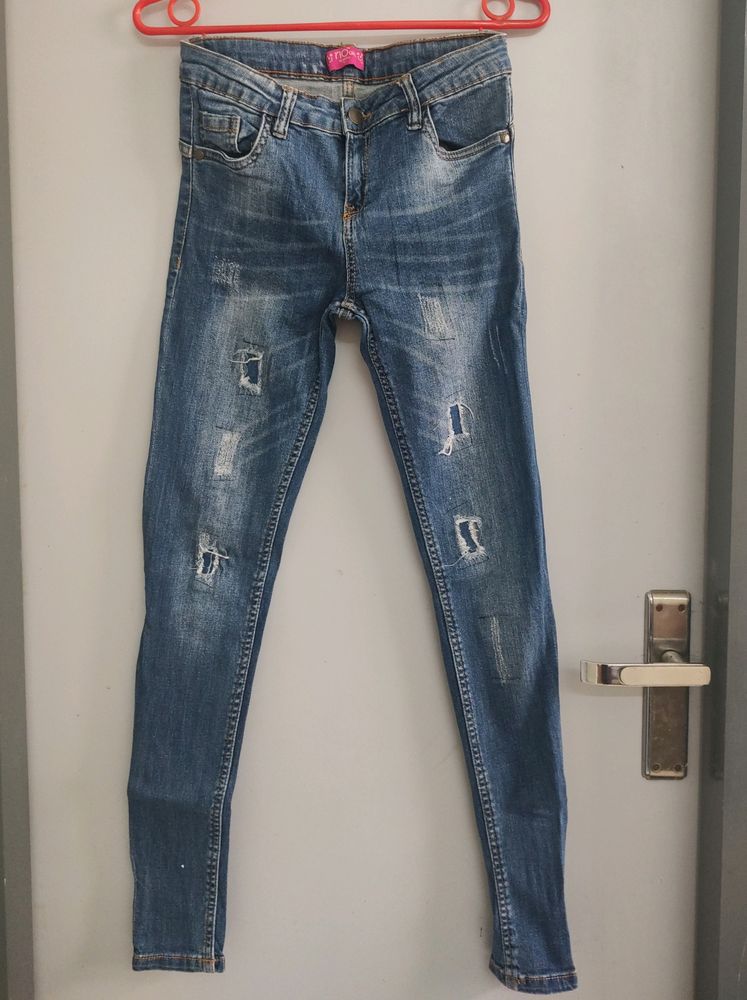 Dark Blue Skinny Denims