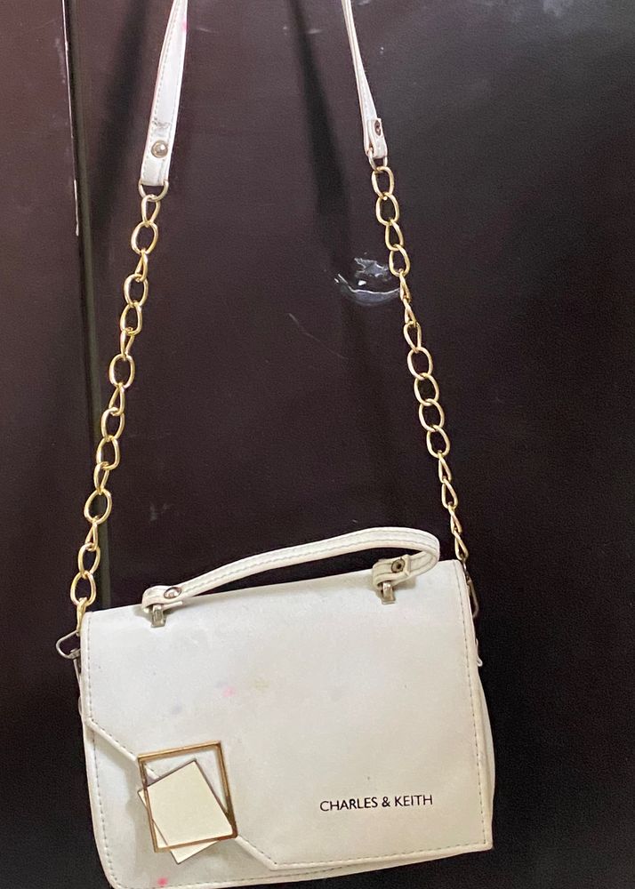 White Sling Bag