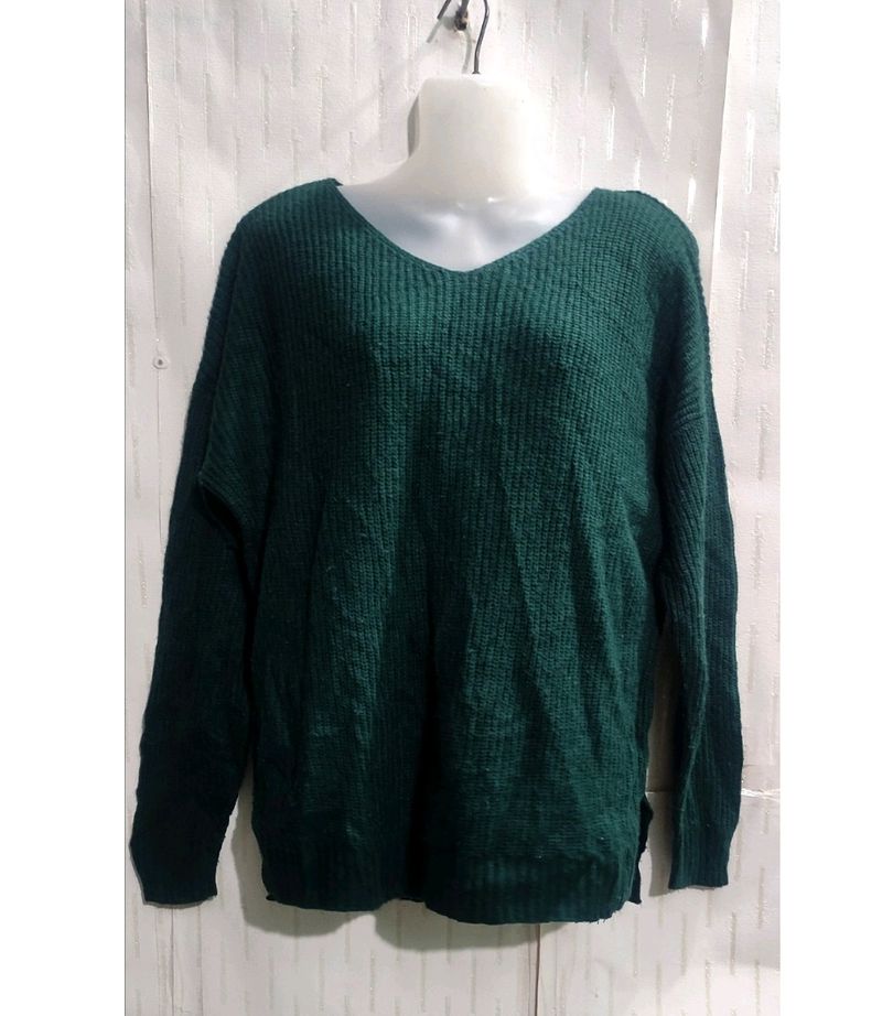 Green Sweater For women's