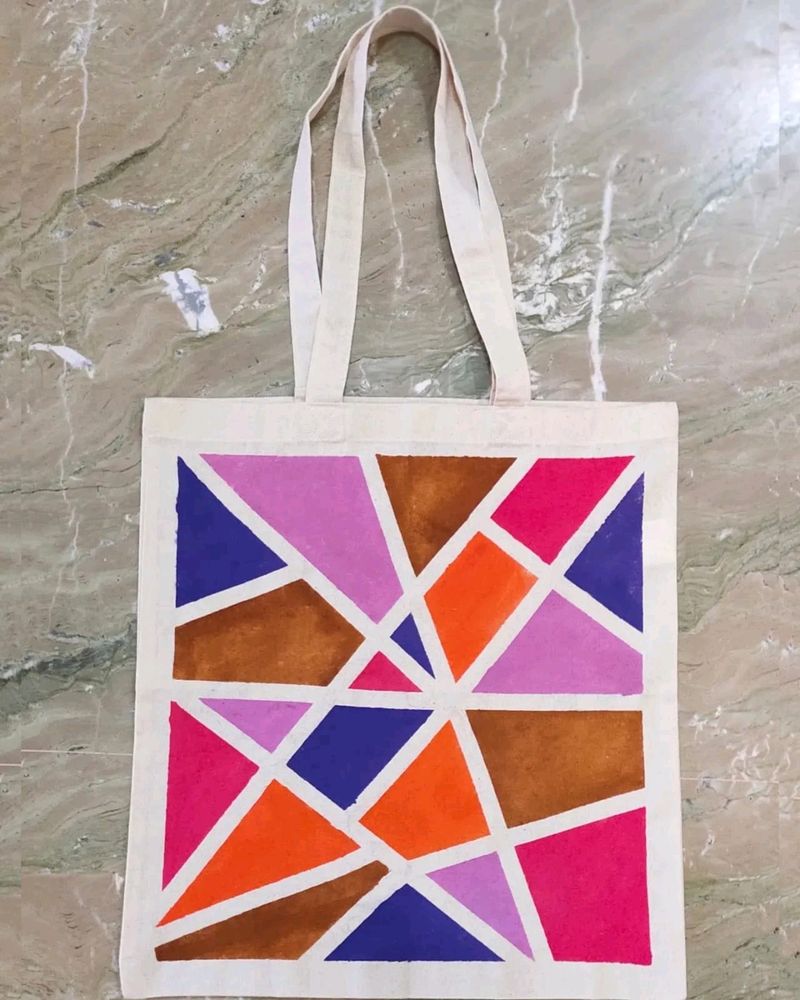 Hand Painted tote bag