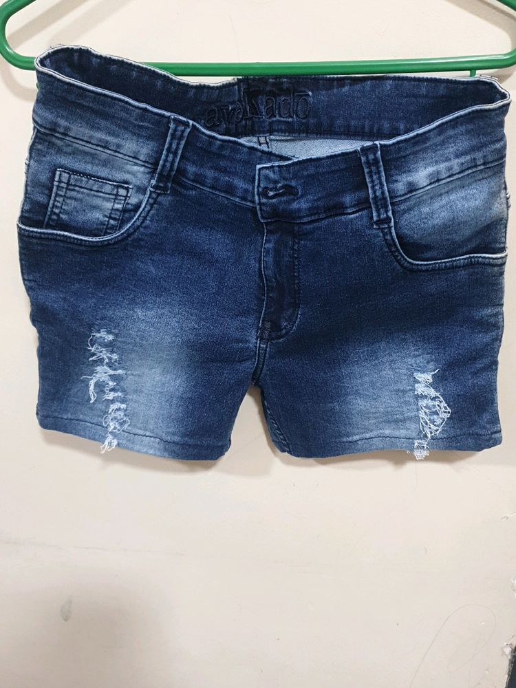 Blue Denim Short