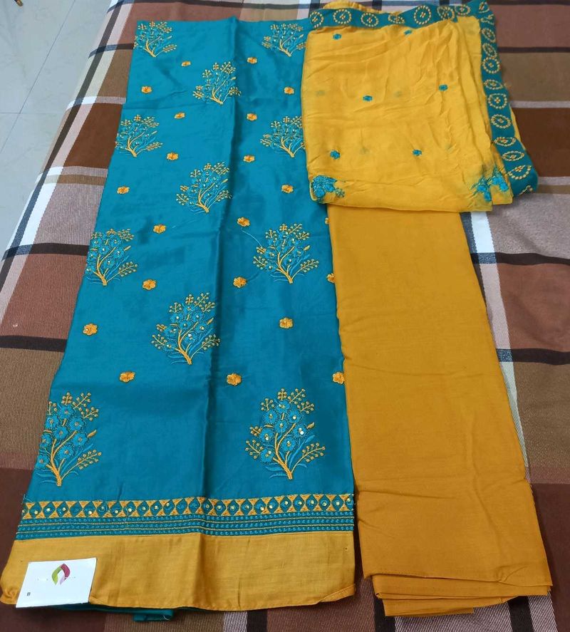 New Cotton Designer Dress Material