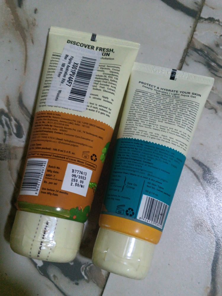 Pilgrim Facewash and Sunscreen Combo