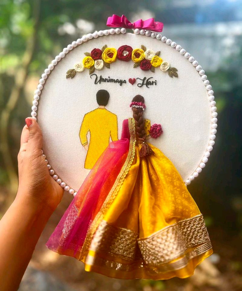 Couple's Embroidery Design