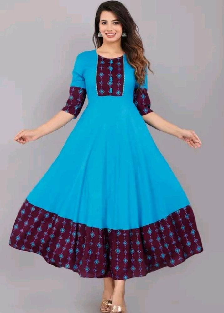 Anarkali Rayon Kurta.Brand New