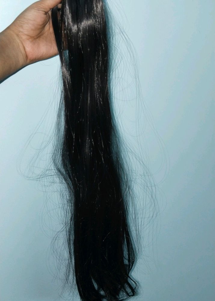 Hair Straightening Wig With Clip