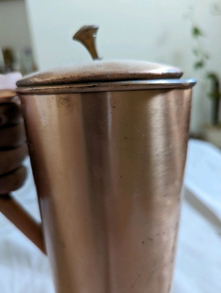 Copper Jug, Lacquer-coated