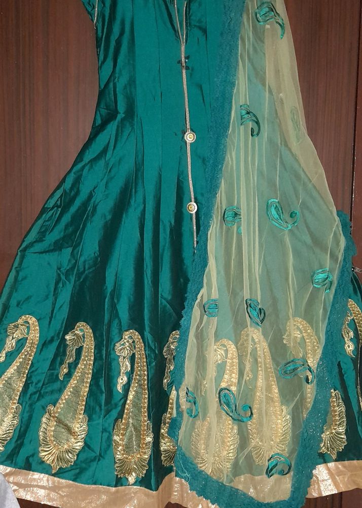 Ethnic Gown With Dupatta