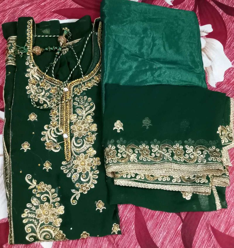 Emerald Green Colour Suit