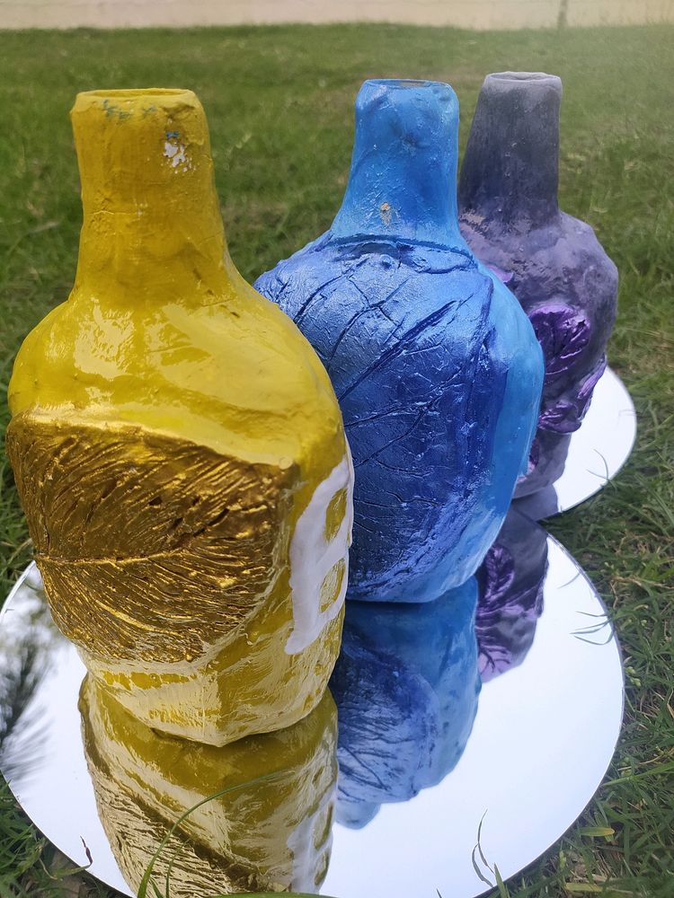 3 LEAF BOTTLES SET