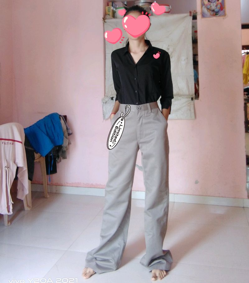 Bootcut Cotton Pant