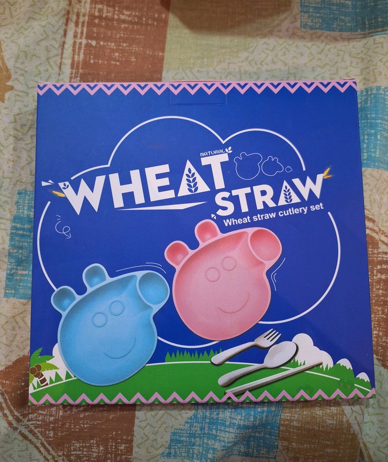 Wheat Straw Peppa Pig Cutlery