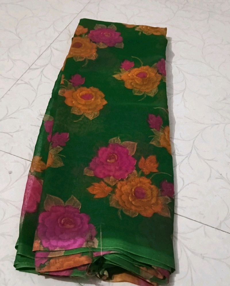 Poly Georgette Saree