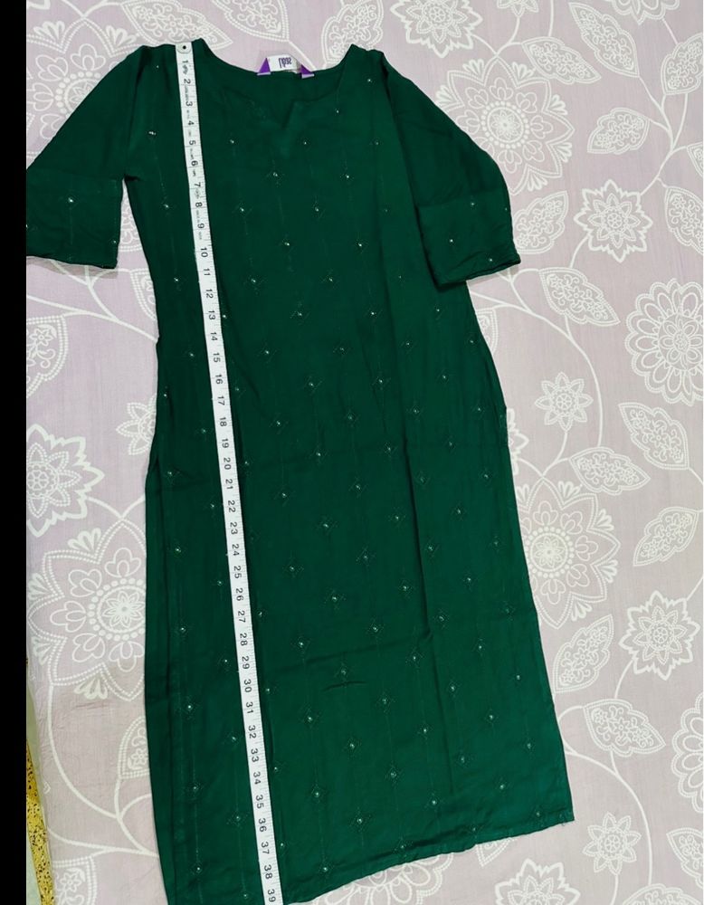 Libas Green Kurta