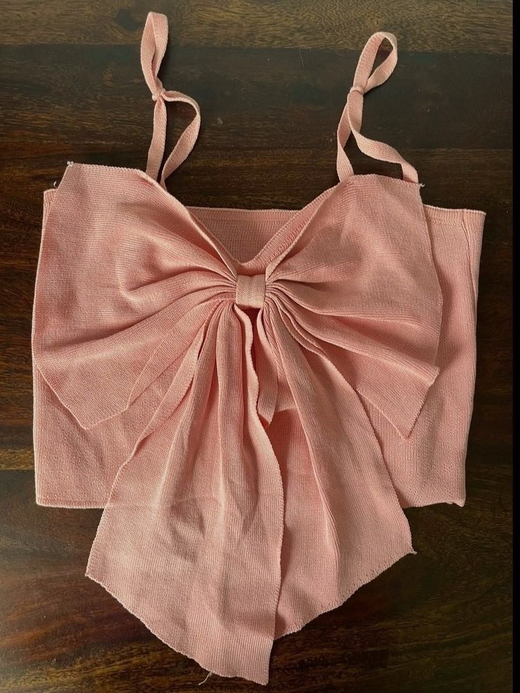 Pink Bow Top