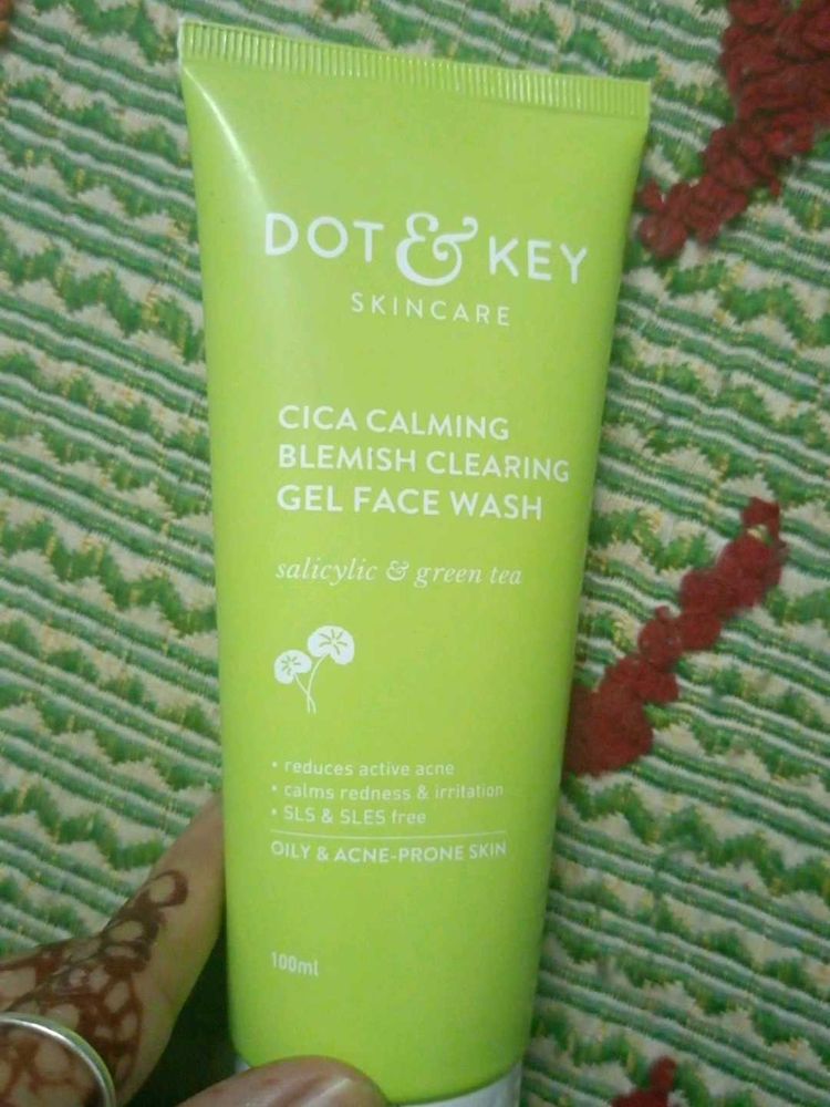 Dot Key Cica Calming Blemish Clearing Gel Face Was