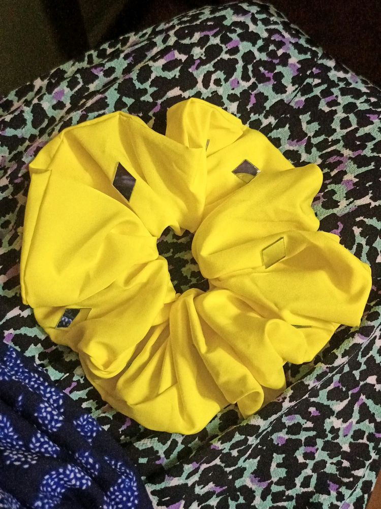 XL Yellow Scrunchie