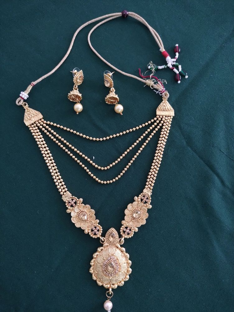 Necklace Set With Earrings