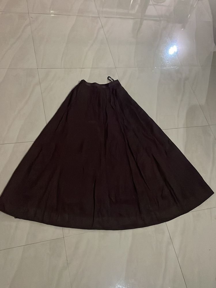 Dark Brown Lehanga Skirt