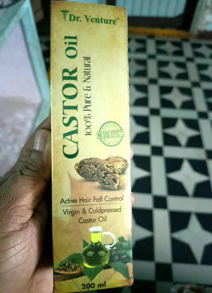 Dr.venture pure castor oil,cold pressed hair growt