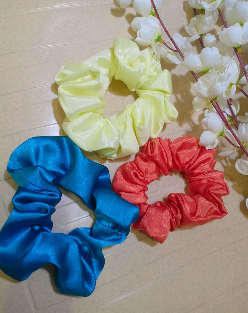 Scrunchies For Women. ( Pack Of 3 )