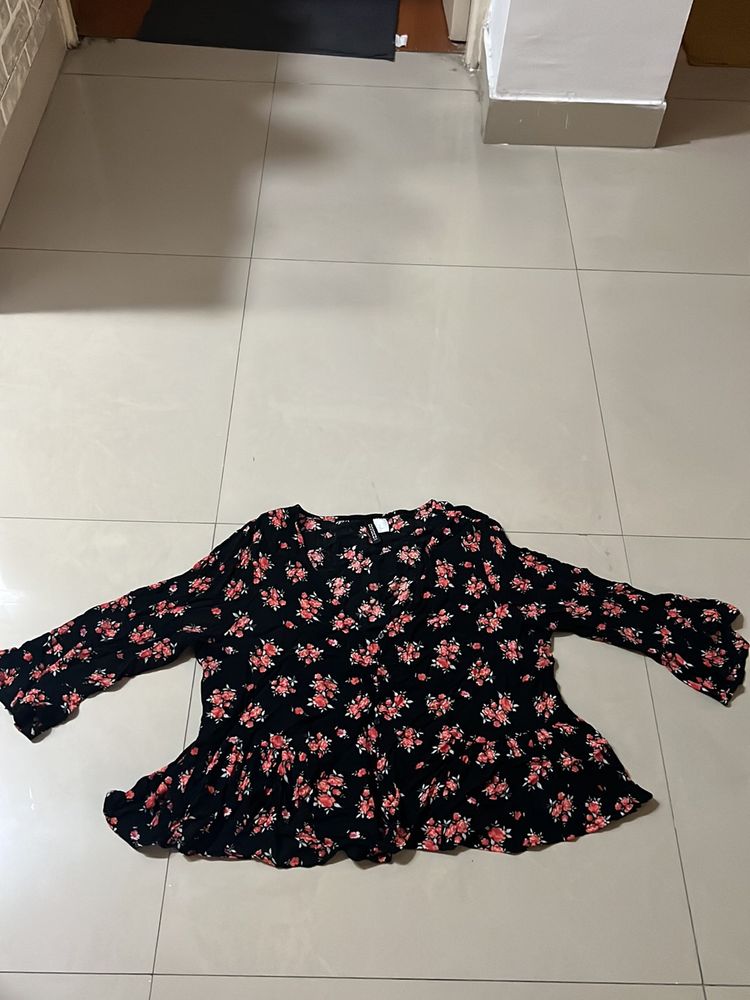 Floral Top From H&M