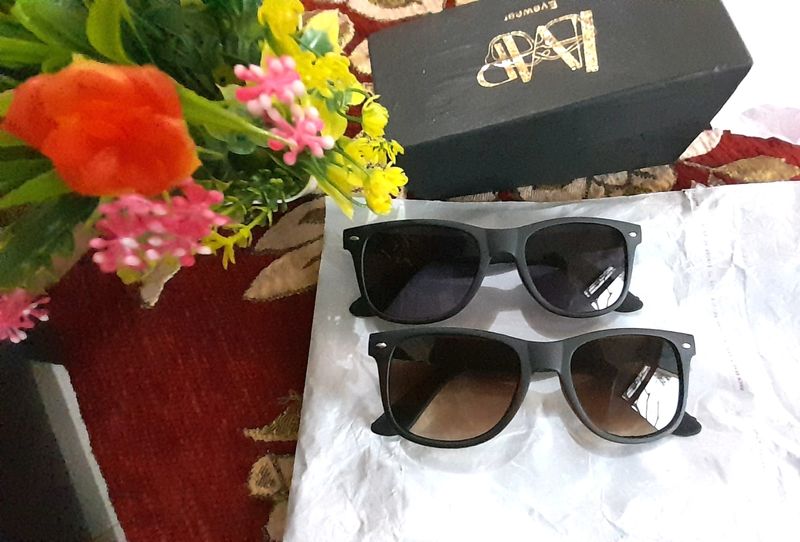 Primium Sunglasses Combo Of 2 For He&She