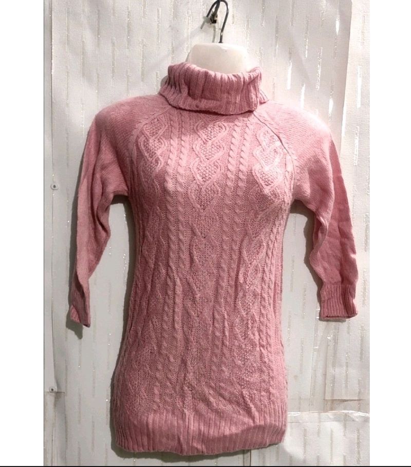 High Neck Sweater for Women's