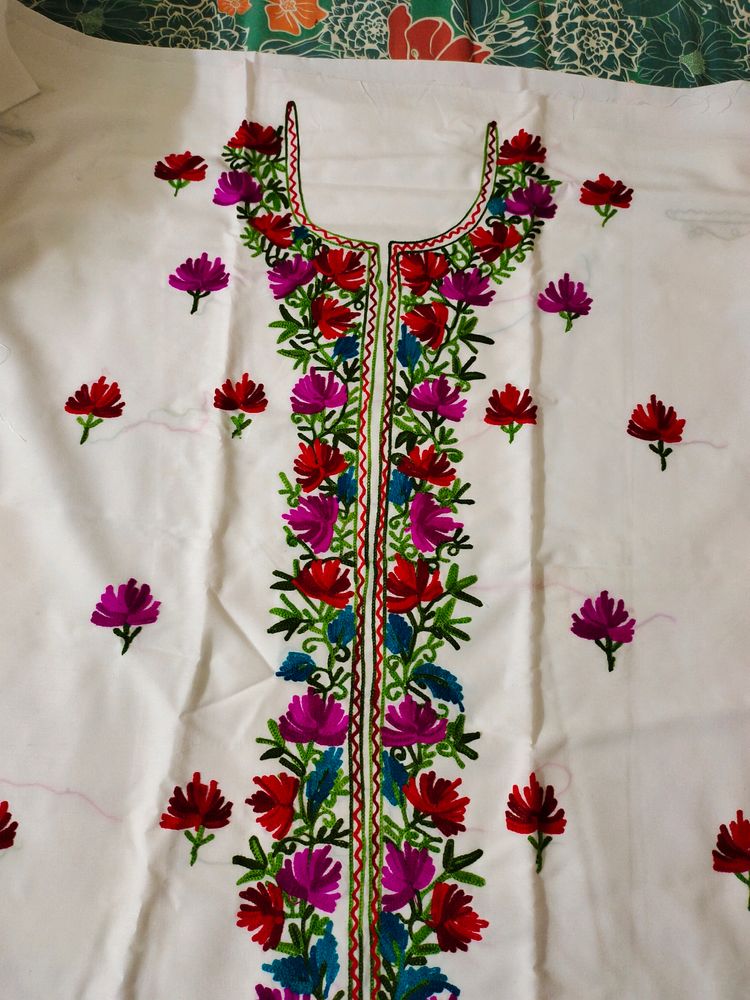 New Dress Material With Full Embroidery