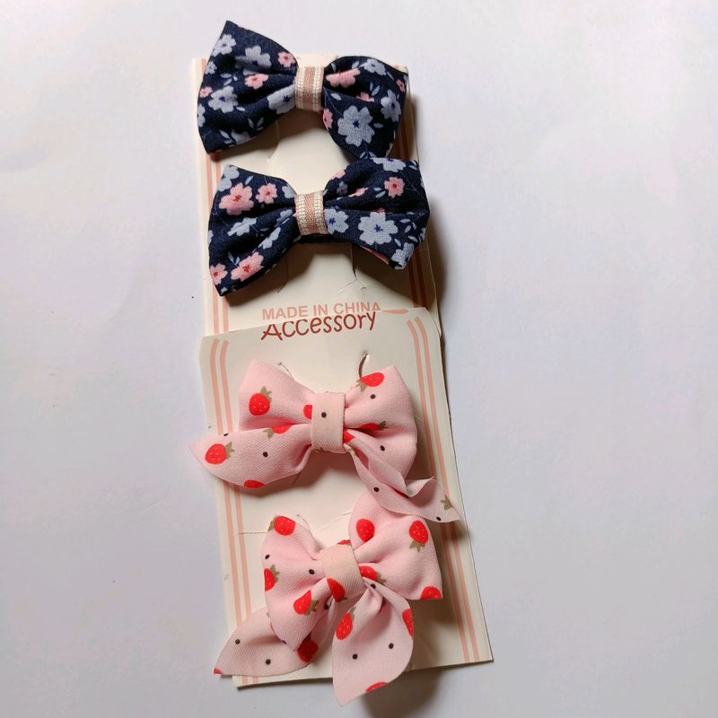 Bow Hairclips Combo