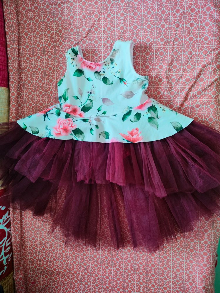 Baby Girls Pretty Floral Tuttu Dress