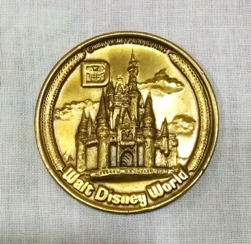 Collectible 1968 Token Walt Disney Medallion.